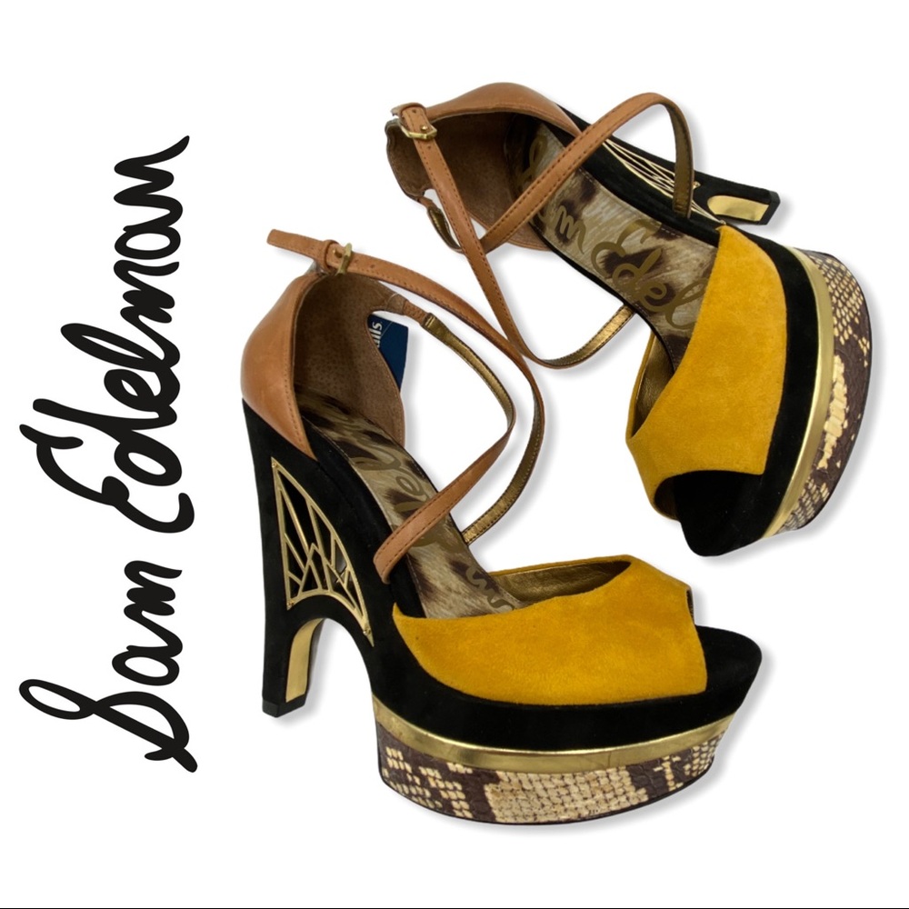 Sam Edelman | Tegan Spider Web Platform Heels